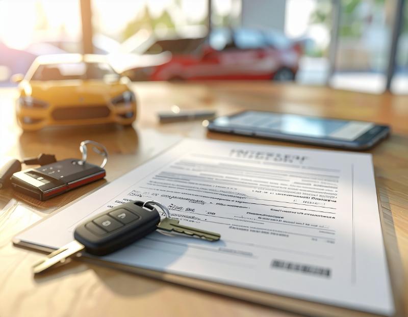 Sprzedaż auta do skupu – umowa i kluczyki samochodowe