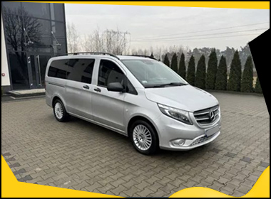 Używany bus marki Mercedes odkupiony od firmy z Sopotu